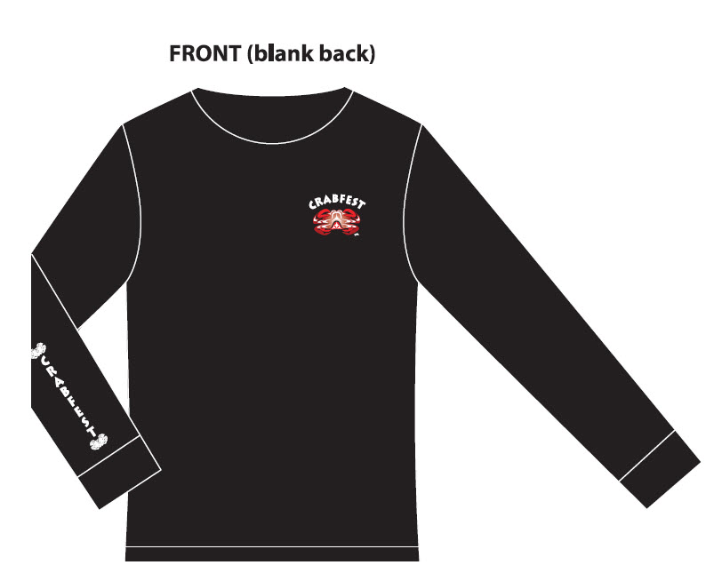 T-Shirt (Long Sleeve) 2022 Left Chest Logo – CrabFest-Olympic 