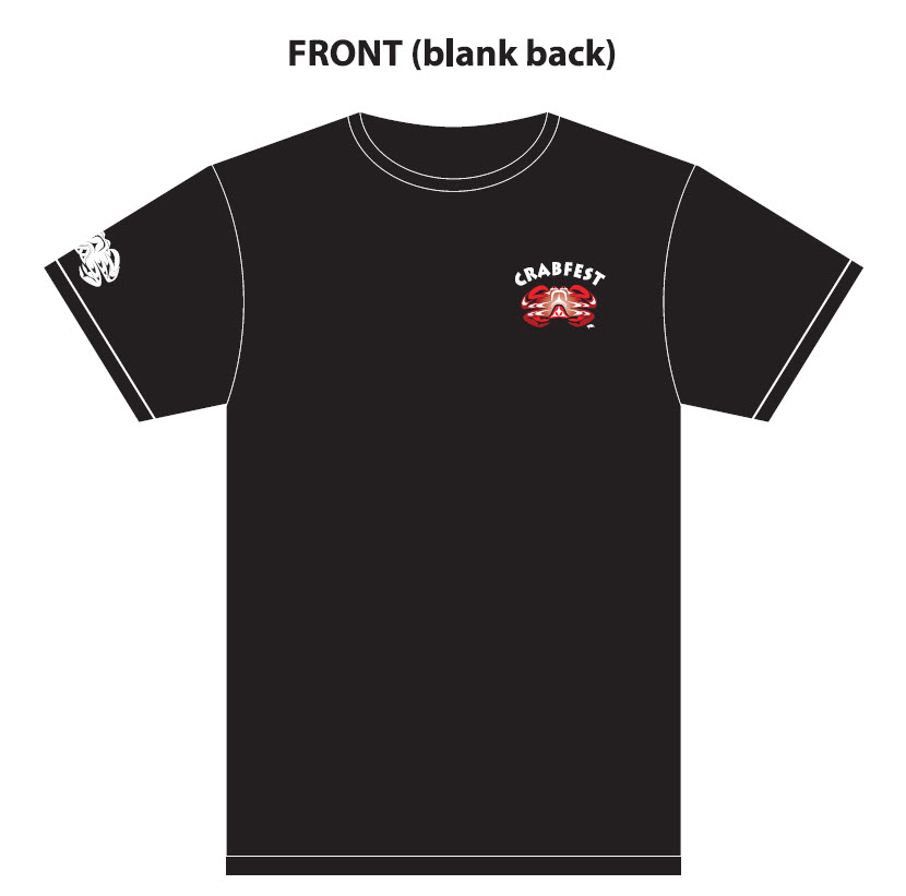 T-Shirt (Short Sleeve) 2022 Left Chest Logo – CrabFest-Olympic Peninsula