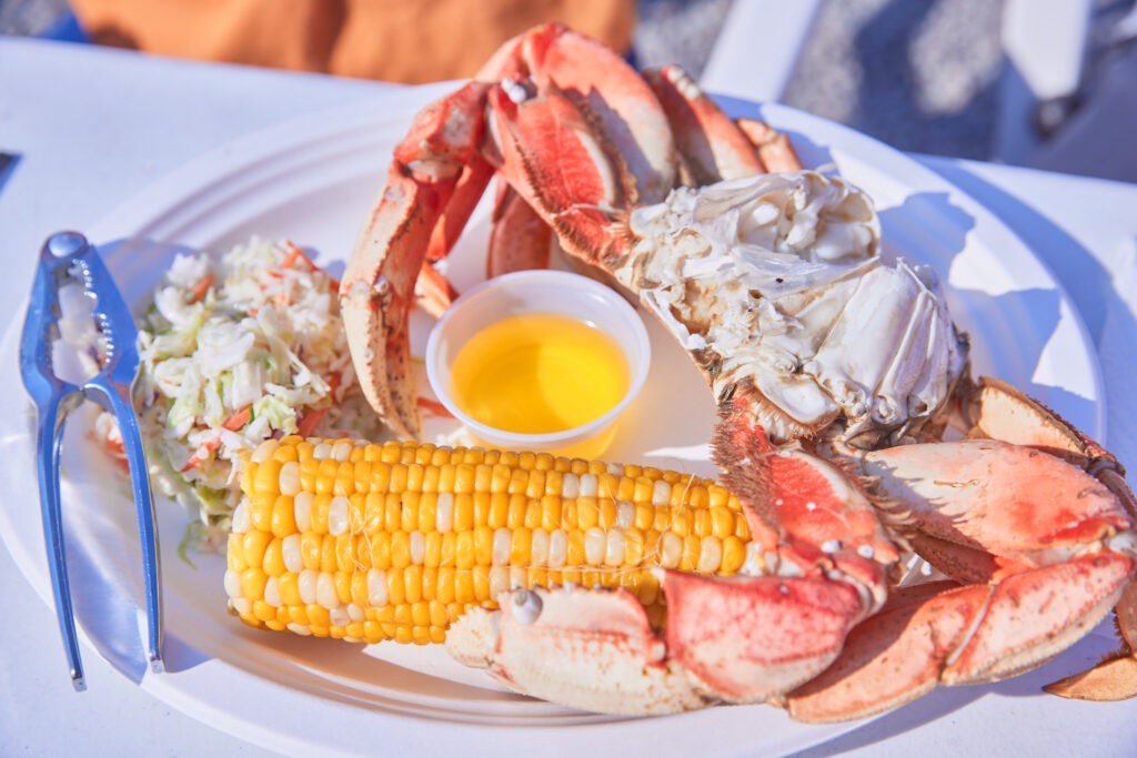 Crab festival crab dinner